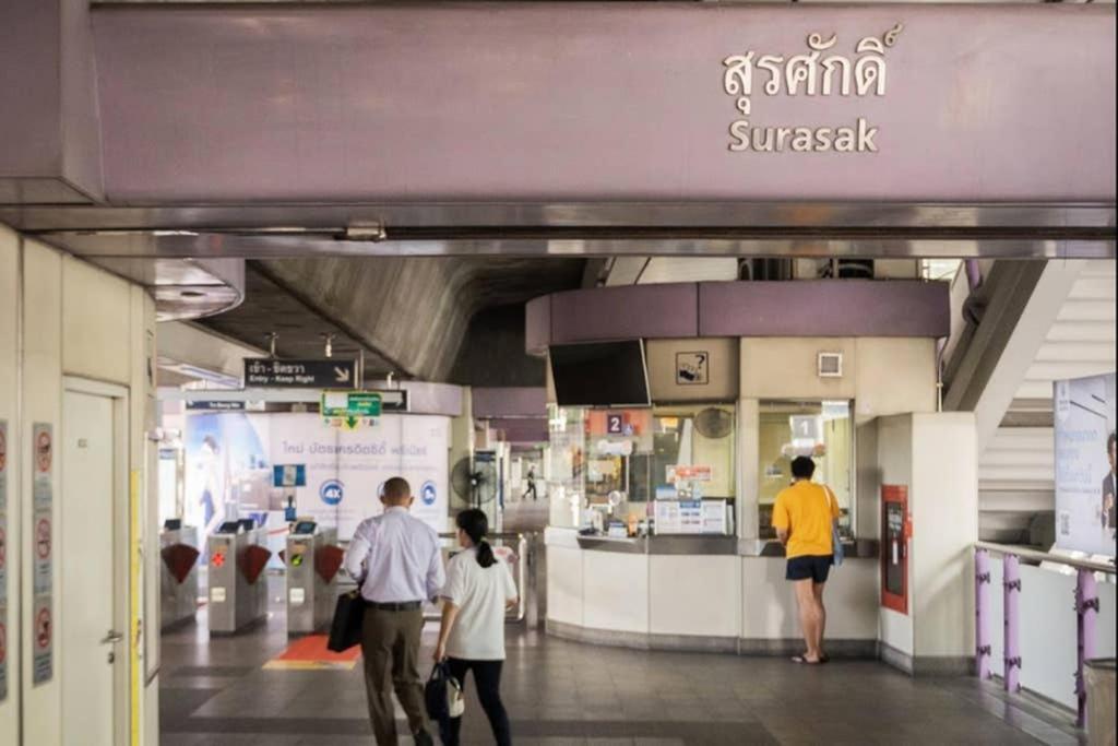 P2 Silom Large 2Beds Full Kitchen Wifi 4-6Pax Apartment Bangkok Ngoại thất bức ảnh